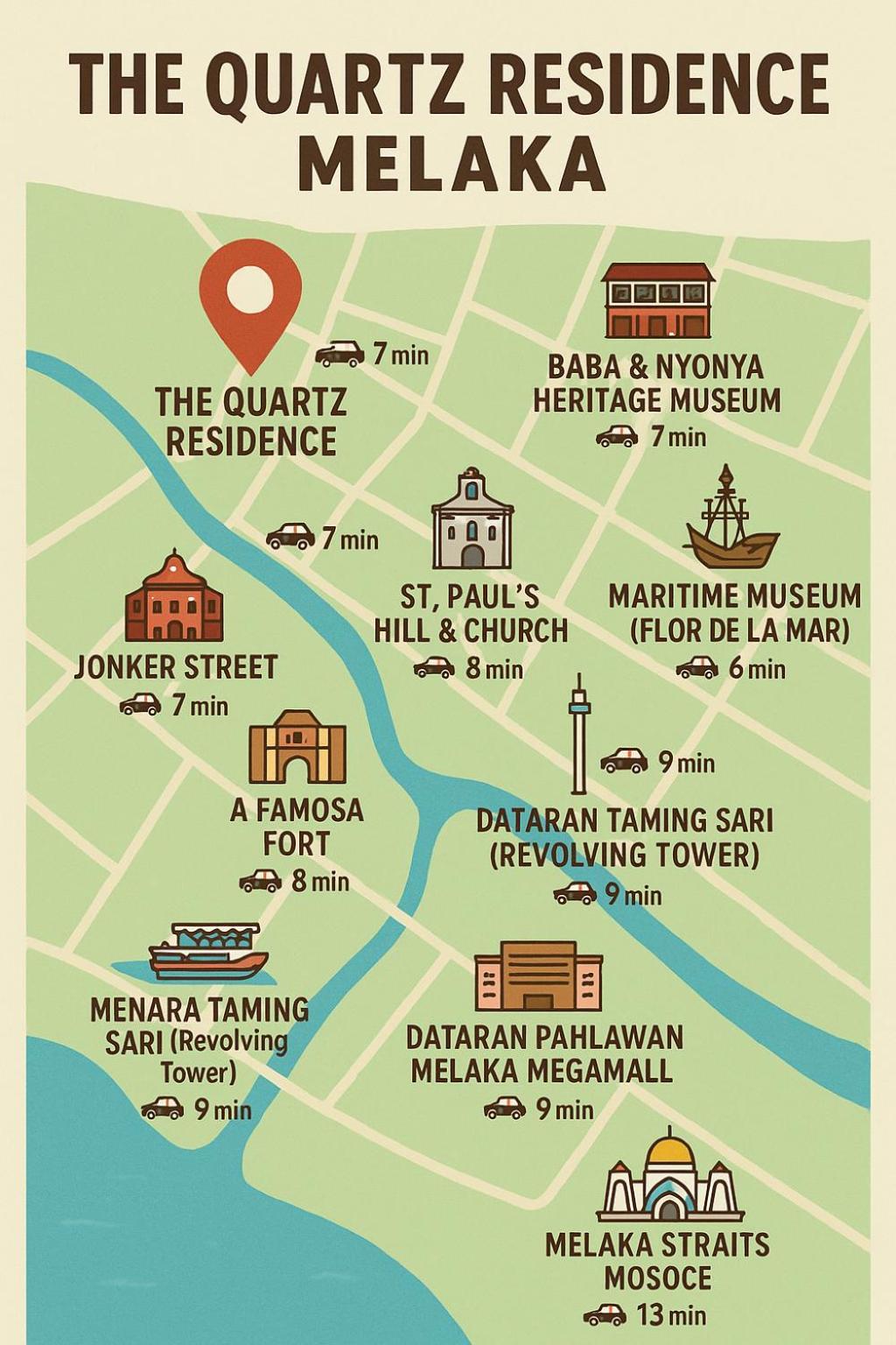 Quartz Paragon Suites Melaka By Ggm Εξωτερικό φωτογραφία